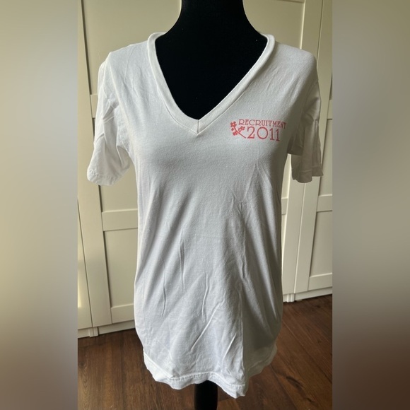 Women’s GWU Panhellenic Sorority Recruitment American Apparel T-Shirt Size Small - Picture 2 of 4